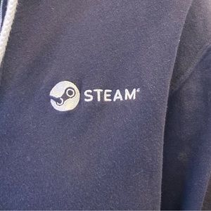 Steam zip up sweatshirt women’s medium